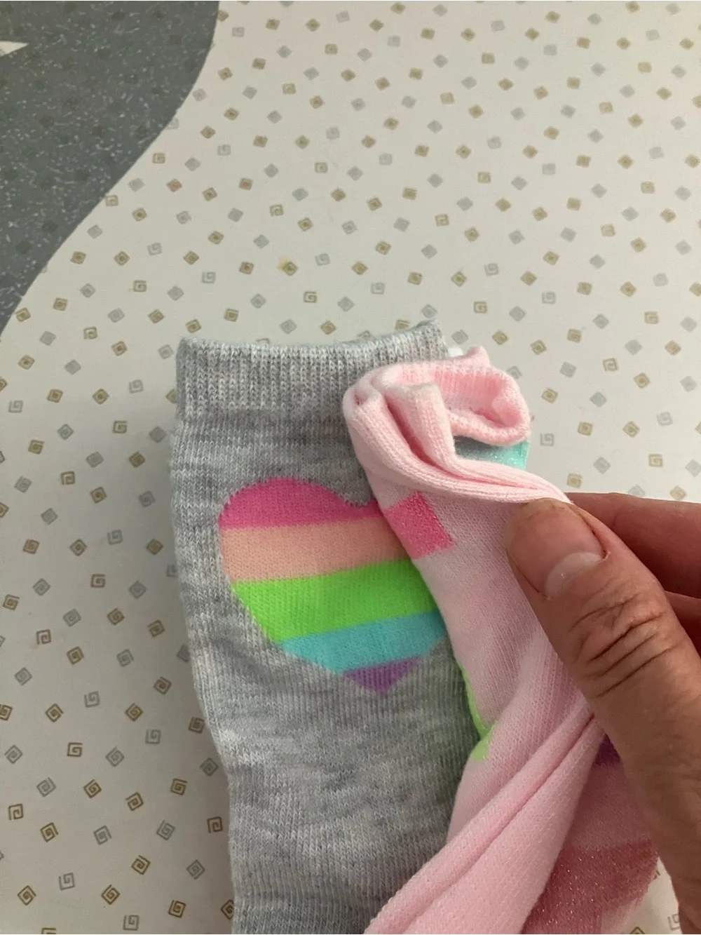 Pickle and Dot Pastel  Ankle Socks - 5 Pack NWT cute!